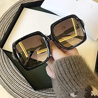 FKSH sunglasses for women, classic degraded square design, large luxurious, black frame (color of glasses: gold).. From kitchen tools to phones — DIAYTAR Nigeria ships it all in a week.