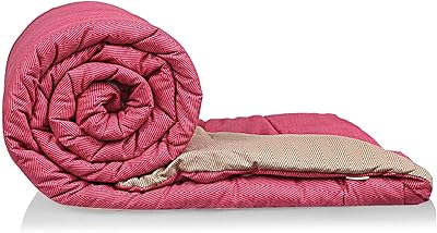 Reversible duvet in printed microfiber Cooper Industries, Double (Magenta and Beige, 200 g/m2), CTKTC013975, Multicolor, Standard.. DIAYTAR NIGERIA: Where every click leads to affordable purchases delivered promptly to your door.