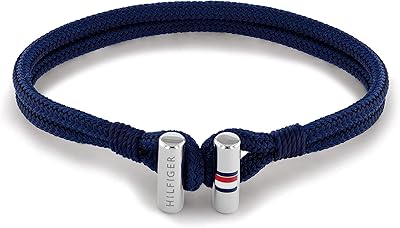 Nylon bracelet for men, blue, stainless steel, without precious stones.. Discover shopping made simple with DIAYTAR NIGERIA's comprehensive platform and nationwide delivery service.