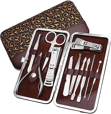 Stainless steel MAXBOON Professional steel clips Set of 11 nail care tools.. DIAYTAR NIGERIA delivers happiness in 5-8 days with our affordable and diverse product range.
