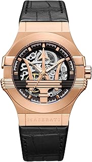 Men's watch Maserati Potleza with stainless steel bracelet, black (R8821108030).. Nigeria's favorite online shopping platform, DIAYTAR offers unbeatable prices and delivery within a week.