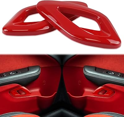 Mejiao interior door handle cover for Dodge Challenger 2011-2020 (red, 2 rooms).. Shop across boundaries at DIAYTAR NIGERIA and enjoy budget-friendly nationwide delivery within the week.