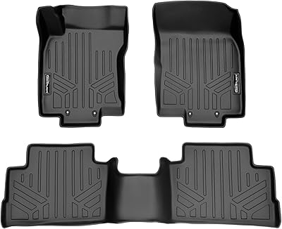 Smartliner, a set of floor mats with two custom rows with black lining, compatible with Nissan Rogue Sport 2017-2021.. No delays, no drama — just fast, affordable shopping with DIAYTAR Nigeria.