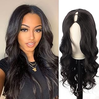 KRSI V Part Body Wave WIVE 24 Inch Upgrade U Part Bob Wig without glue without leaving aside V Share Synthetic Wig A look natural aspect clip in half -water resistant wike wage V share wigs (VP3024).. DIAYTAR NIGERIA: Empowering Nigerians with access to affordable products and reliable 5-8 day delivery.