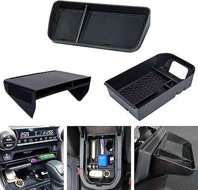 Storage tray for Nepiar central console and storage box for armrests, 3 compatible rooms with Toyota Rav4 2019 2020 20201 2022 2023 Interior accessories storage tray for board.. DIAYTAR NIGERIA brings the market to your fingertips with affordable prices and swift delivery services.