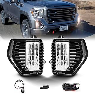 LED fog light bumper for GMC Sierra 1500 2019-2022 model, wiring beam and power switch for the right and left sides... DIAYTAR NIGERIA makes online shopping accessible with our comprehensive platform and prompt delivery service.