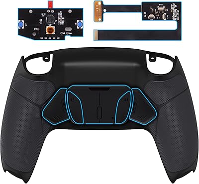 Programmable reset Kit in height 4 for PlayStation 5 BDM-010 and BDM 020 rear hull reddened with Rubber case buttons for PlayStation 5 (Black).. Your new favorite way to shop online — DIAYTAR Nigeria.