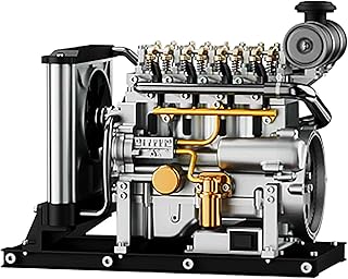 Four -cylinder engine model, metal engine set, four -cylinder diesel engine with cooling system, dynamic operating car engine, educational and scientific gifts for children and adults.. DIAYTAR NIGERIA: Where every search leads to affordable products delivered promptly across Nigeria.