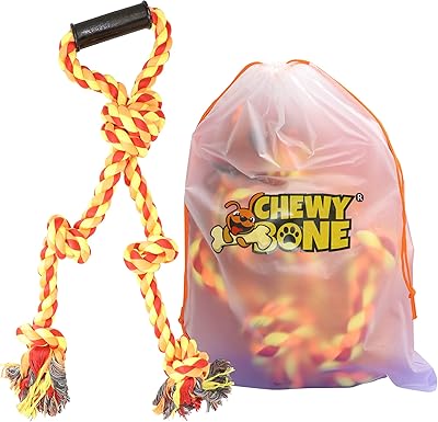 Tenching rope for large dogs for extreme chewing, reactive bite, traction and chewing for medium and large dogs, yellow, 62 cm per [bon ho].. Experience the power of choice with DIAYTAR NIGERIA's vast catalog and affordable 5-8 day delivery.