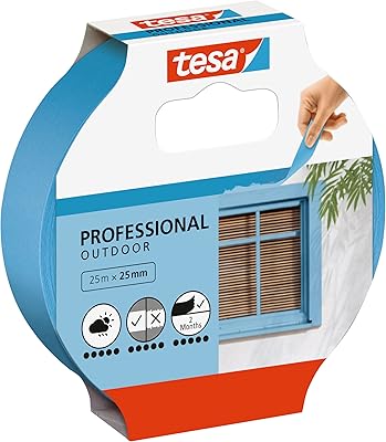 Tessa outdoor masking ribbon - ultra -fine exterior painter ribbon - UV resistant and bad weather - 25 m x 25 mm - Blue.. No more overpriced stores — DIAYTAR Nigeria brings the best to your door.