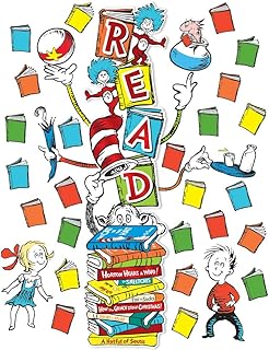 Set of stickers for Eureka Dr. classroom door. Seuss, 34 pieces, height 45 ".. DIAYTAR NIGERIA brings the market to your screen with thousands of affordable products delivered to your door.