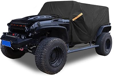 Xautohawks SUV cover for Jeep WRANGLER JKJL Hardtop 2 doors 2007-2021 Protection against the sun, dust, wind and snow Oxford 210D with zipper for driver, black.. Experience retail therapy without the financial stress at DIAYTAR NIGERIA's affordable e-commerce platform.