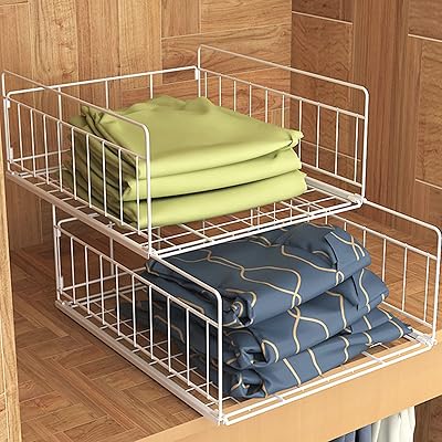 Okoz® organizer of stackable storage bins for cupboard, storage organizer for portable cabinet, extractable like a drawer, suitable for the house, the bedroom and the kitchen (2 layers).. Experience the ultimate in shopping convenience with DIAYTAR NIGERIA's vast catalog and 5-8 day delivery.