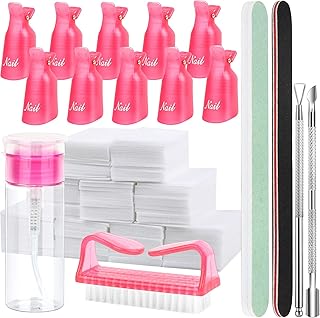 Nail gel dissolving kit with nail clips.. DIAYTAR NIGERIA makes quality accessible to all with our affordable prices and quick delivery service.