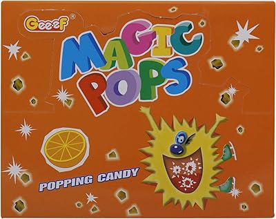 Orange flavor Jif Magic Pop candies, 5.5 g (40).. DIAYTAR NIGERIA brings affordable shopping to every Nigerian home with delivery in just 5-8 days.