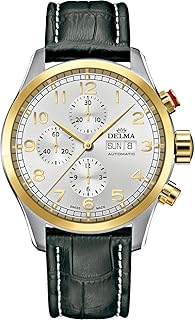 Dilma Piner Chronograph Watch For Automatic Analog Analog Men with Leather Bracelet 52601.580.6.062, Green, Chinese Gray, Bracelet.. Discover endless shopping possibilities at DIAYTAR NIGERIA, with budget-friendly prices and reliable delivery.