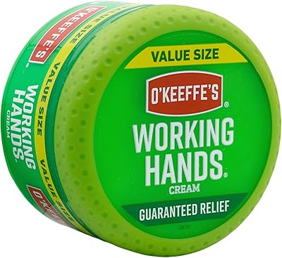 Hand cream O'Keeffe's Working Hands For very dry and cracked hands, 6.8 oz jar (economical size, 1 package).. Shop easy, pay less, get it fast — with DIAYTAR Nigeria.