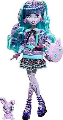Twyla Monster High doll and sleeping accessories, Twyla doll with rabbit dust, Creepover Party.. DIAYTAR NIGERIA: Bringing quality products to your doorstep at prices that won't break the bank.
