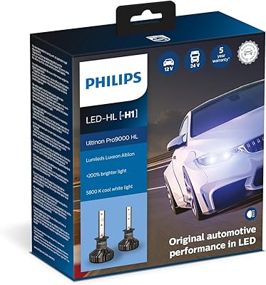 LED Philips Tenon Pro 9000 car lighthouse (H1), lot of 2.. DIAYTAR NIGERIA: Bringing quality products to your doorstep at prices that won't break the bank.