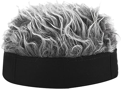 Hair wig, gentle cotton hat with hair, white hair wig adjustable for men for Christmas, birthday, birthday, Thanksgiving and.. DIAYTAR NIGERIA makes online shopping accessible to all with budget-friendly prices and reliable delivery.