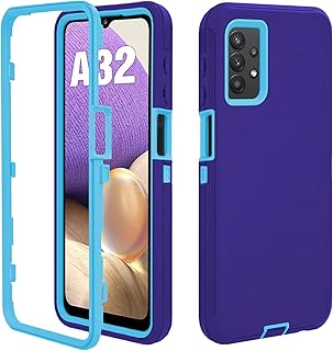 Robust protective shell for mobile phone Samsung Galaxy A32 5G for mobile phone Samsung Galaxy A32 5G (purple/sky blue).. Everyday deals, every category — only on DIAYTAR Nigeria.
