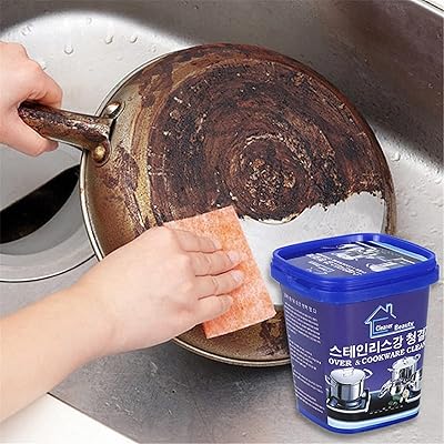 Powerful versatile stainless steel cleansing paste for cleaning the kitchen at home, pan of the saucepan, powerful cleaning cream, blue, 1 piece.. Nigeria's fastest-growing e-commerce site offers unbeatable prices and delivery within 8 days.