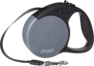 Doggo DAY RETRACTABLE 5 m, Size M, Gray.. No hidden costs, no long delays — just DIAYTAR Nigeria convenience.