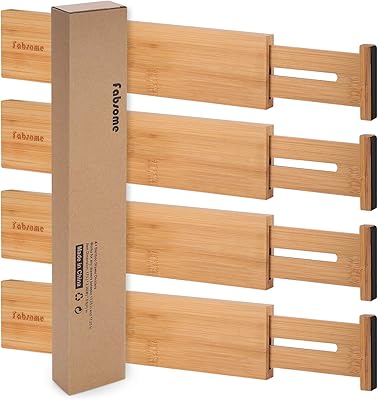 4 drawers of drawers, organizers of adjustable spring bamboo drawers, durable stretch organizations for kitchen, bedroom, bathroom, office, 13.25 to 17 inches.. Shop across categories at DIAYTAR NIGERIA with the confidence of affordable prices and delivery within 8 days.