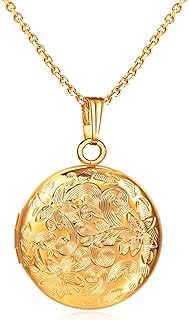 Collar hanging Photo Flower Plated 18 Carats, Gift jewelry necklaces.. DIAYTAR NIGERIA: Connecting Nigerians with affordable products through our expansive e-commerce platform.