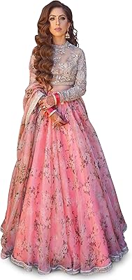 Zeel clothing lehenga choli semi-cousu floral en organza pour femmes (7027-floral-latest-lehenga-wedding_free_new).. DIAYTAR NIGERIA: Your gateway to affordable shopping with thousands of products delivered nationwide.
