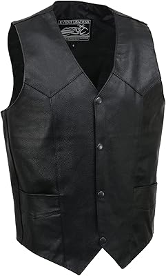 Men's leather biker jacket, basic leather promotion (black, xxxl size).. Your shopping needs fulfilled through DIAYTAR NIGERIA's extensive selection and nationwide delivery.