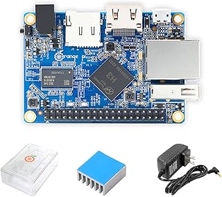 Open Source Orange P1 H3 Arm Cortex-A7 Quad Core 1 GB DDR3 programming learning card (one + housing + thermal disipote + power supply).. Get access to thousands of affordable products only on DIAYTAR Nigeria.