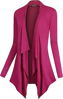 Cardigan open on the front for women Urban Coco with irregular hem and long sleeves.. Your complete shopping solution, DIAYTAR NIGERIA offers extensive variety with budget-friendly delivery.