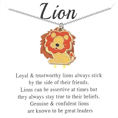 Lion necklace with Lion Safari Zoo Design Gift For Original Lovers of Lion Trust is known to be big leaders.. DIAYTAR NIGERIA delivers affordability and convenience to your doorstep within 8 days of purchase.