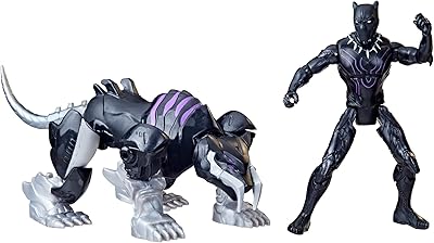 Marvel mechasaurus action figurine, 4-inch black panther with Méchasaur saber claw, superhero toys for children from 4 years old.. DIAYTAR NIGERIA: Where convenience meets affordability with delivery across Nigeria in under 8 days.