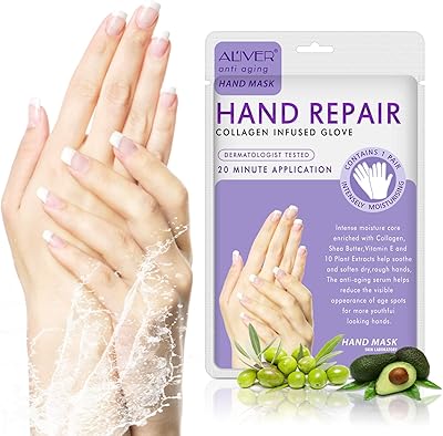 3 pairs of hand moisturizing gloves, rejuvenating mask for the hands with collagen infused with vitamins and natural extracts of plants for dry, aging and chapped hands, intensive nourishing cream for the skin.. DIAYTAR NIGERIA connects Nigerians with quality products at affordable prices, delivered in 5-8 days nationwide.