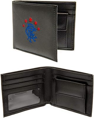 Black Rangers FC Rangers wallet 11 cm x 9 cm classic.. DIAYTAR NIGERIA: Bringing quality products to every Nigerian home at prices everyone can afford.