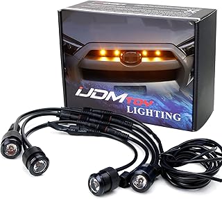 AJDM TOY 4PCS 3W High power LED LED Lighting Kit for Toyota FJ Cruiser 4Runner Tacoma etc., Amber projector lens 2500K, LED beam projectors.. Fast, affordable, and reliable — that’s the DIAYTAR Nigeria experience.