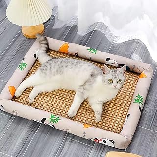 Refreshing carpet for dog design summer ice cushion for cats and small dogs, comfortable and breathable (40 x 50 cm, big panda).. Transform how you shop with DIAYTAR NIGERIA's vast selection and budget-friendly delivery options.