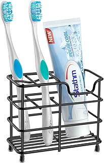 Statham toothbrushes-Dentifer in stainless steel, organizer of bathroom accessories (size S) (black).. Everything you need is just a click away with DIAYTAR Nigeria — shop now and receive your order in days.