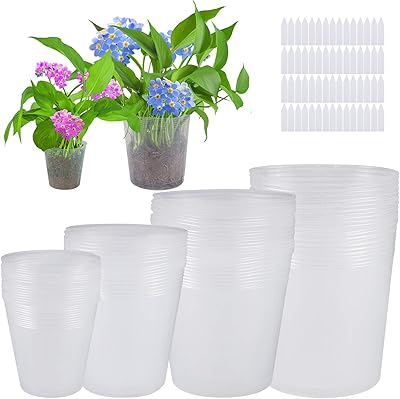 Coho Set of 60 pieces 6 5 4 3 inch plastic gardening pots.. DIAYTAR NIGERIA delivers on convenience and affordability with our reliable nationwide shipping.