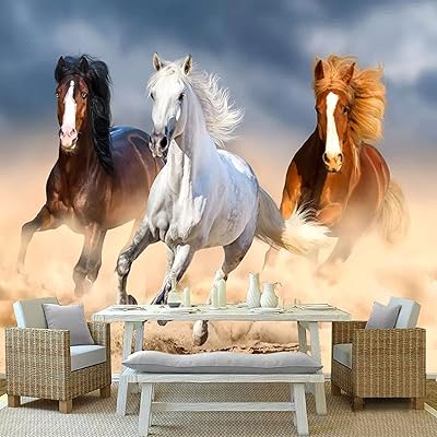 3D wallpaper with a 3D horsepower of Shiloge for the living room, television, sofa and bedroom.. Skip the lines and shop online — DIAYTAR Nigeria delivers to your door in days.