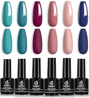 Set of Beatles gel nail polish, dusty bouquet Maffu blue and classic pink, perfect for fall and winter, set of soak off gel varnish, 7.3 ml per bottle.. From phone accessories to home decor — DIAYTAR Nigeria ships it fast.