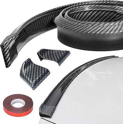 150 cm rear spoiler, universal chest rooftop kit with shiny black carbon fiber pattern, suitable for most cars, installation without drilling.. Discover the perfect balance of selection and value with DIAYTAR NIGERIA's nationwide delivery service.