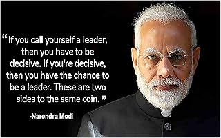 Baldau Prints Narendra Modi Wall poster for bedroom (shiny laminated, 12 x 18 inches, 300 g/m2) M41.. From phone accessories to home decor — DIAYTAR Nigeria ships it fast.