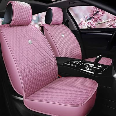 Full leather car seat covers, set of 9 rooms, front and rear seat covers with airbag, compatible with most cars and SUV (B-Rose).. DIAYTAR NIGERIA makes online shopping accessible to all with budget-friendly prices and reliable delivery.
