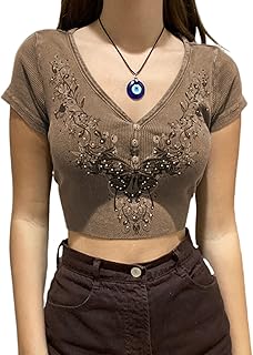 Short-sleeved sleeve t-shirt, high quality grunge fairy, E-Girl summer t-shirt.. DIAYTAR NIGERIA delivers on every promise with our affordable prices and nationwide delivery service.