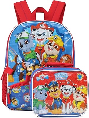 Nickelodeon Paw Patrol backpack with lunch lunch.. DIAYTAR NIGERIA: Your trusted partner for affordable online shopping with reliable delivery timeframes.