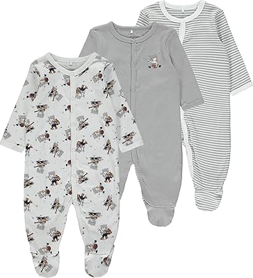UNISEXEX NIGHT COMPAINE FOR BABY W/F (Pack of 3) (Pack of 3).. DIAYTAR NIGERIA: Where shopping is easy, prices are low, and delivery is just days away.