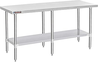 Durasteel 24 \ stainless steel work table.. Experience the convenience of boundless shopping with DIAYTAR NIGERIA's vast selection and quick delivery.